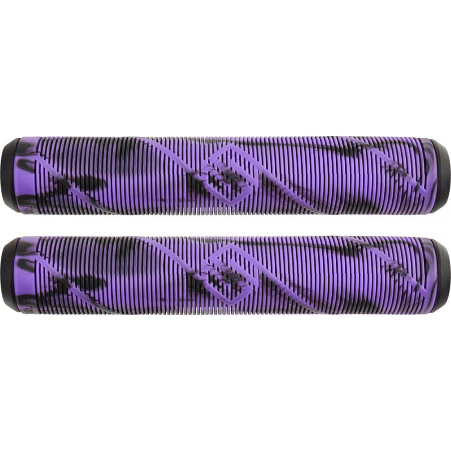 Грипсы для самоката Striker Logo чёрно-фиолетовые