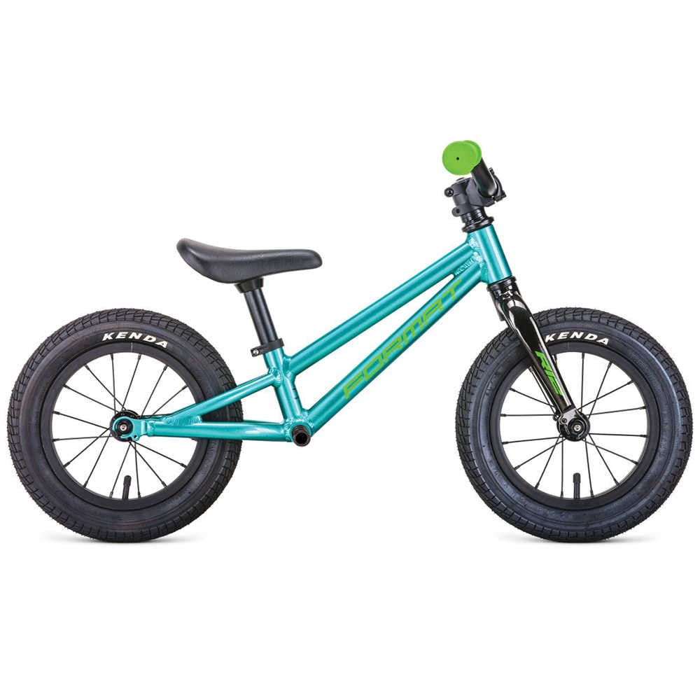 Беговел 12" FORMAT Runbike (1 ск. рост OS) 2019-2020, зеленый, RBKM0H6EX001