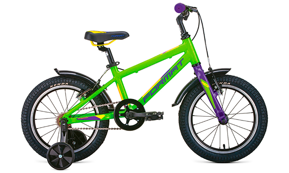 Велосипед 16" FORMAT Kids Рама OS зеленый 2021