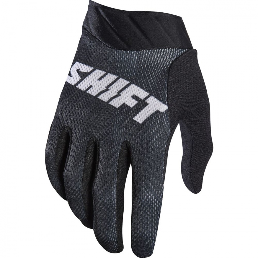Перчатки велосипедные Shift Black Air Glove Black M Чёрно-серые