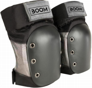 Наколенники "BOOM" Middle (Цвет: черный/серый) размер L