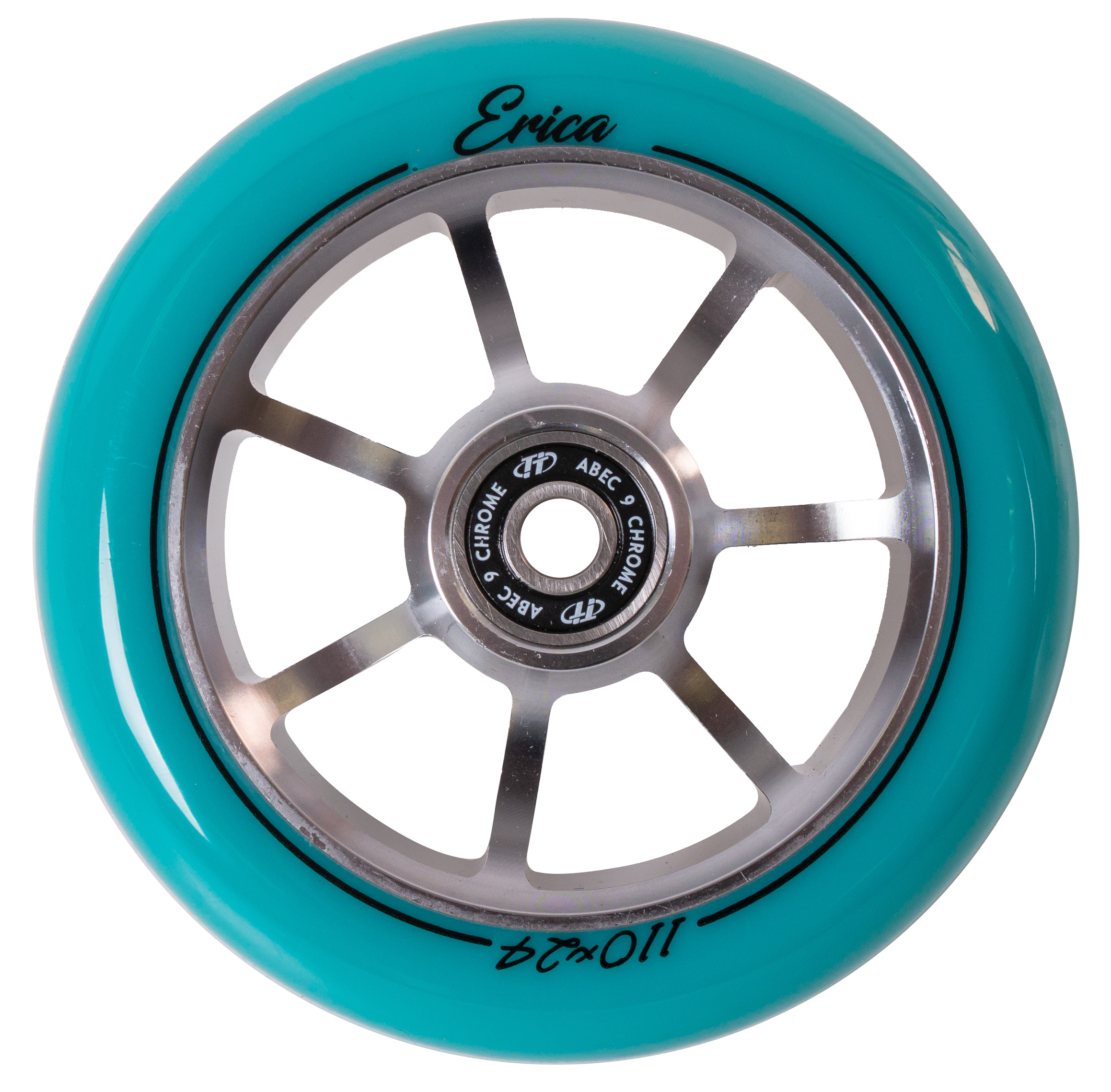 Колесо для самоката X-Treme 110*24мм, Erica, emerald0