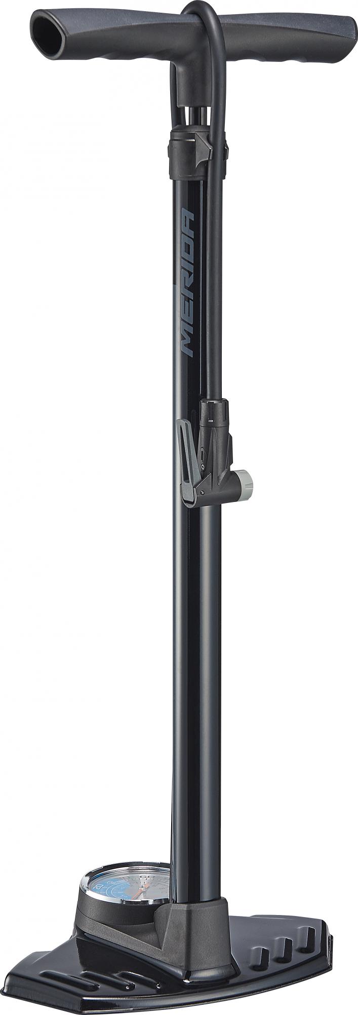 Насос напольный Merida Dual Gauge High press. Floor Pump(160psi-11bar)1550гр. Black/Grey(2274001731)