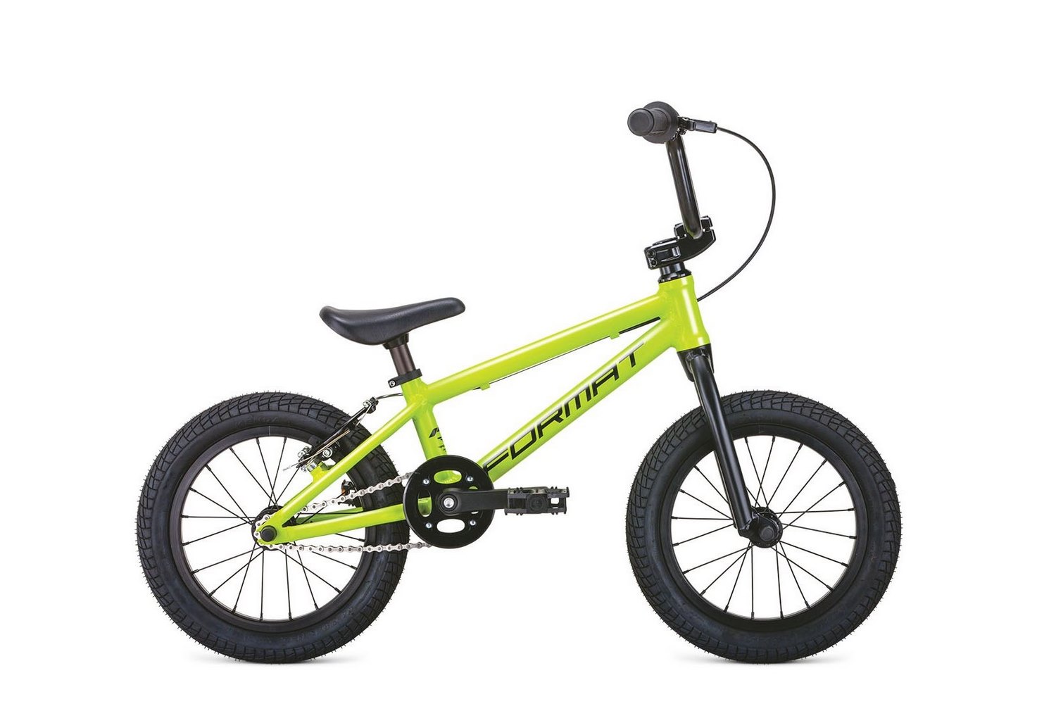 Велосипед 14" FORMAT Kids 14 bmx Рама OS зеленый 2021