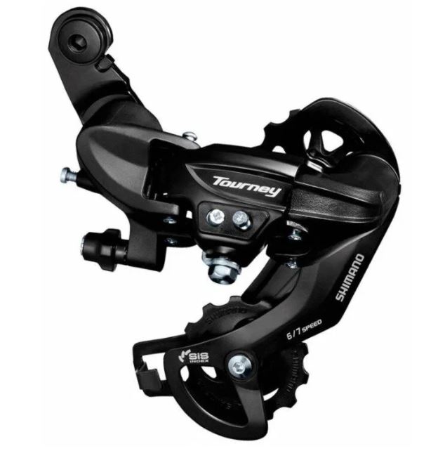 Переключатель задний SHIMANO Tourney TY300D 6/7 ск, крепление болт