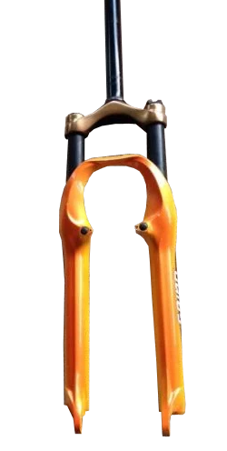 Вилка 26" Spinner Grind пружино-эластомер., IQR 9,  цвет оранжевая