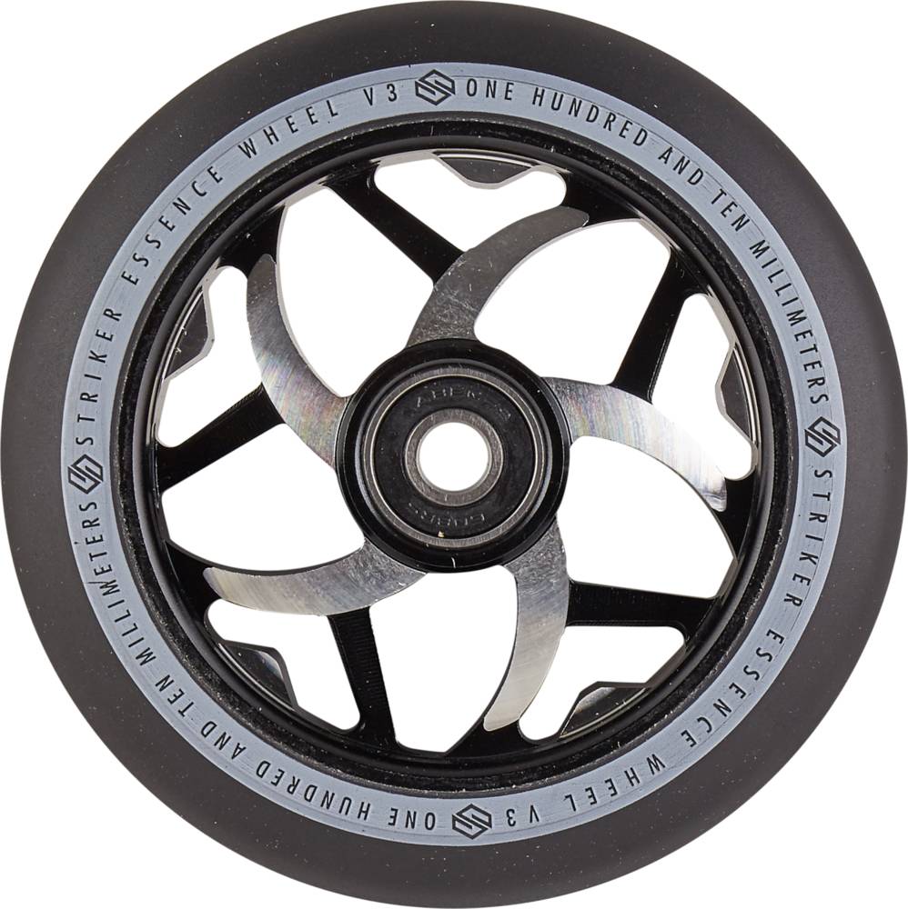 Колесо для самоката Striker Essence V3 Clear PU 110mm Black