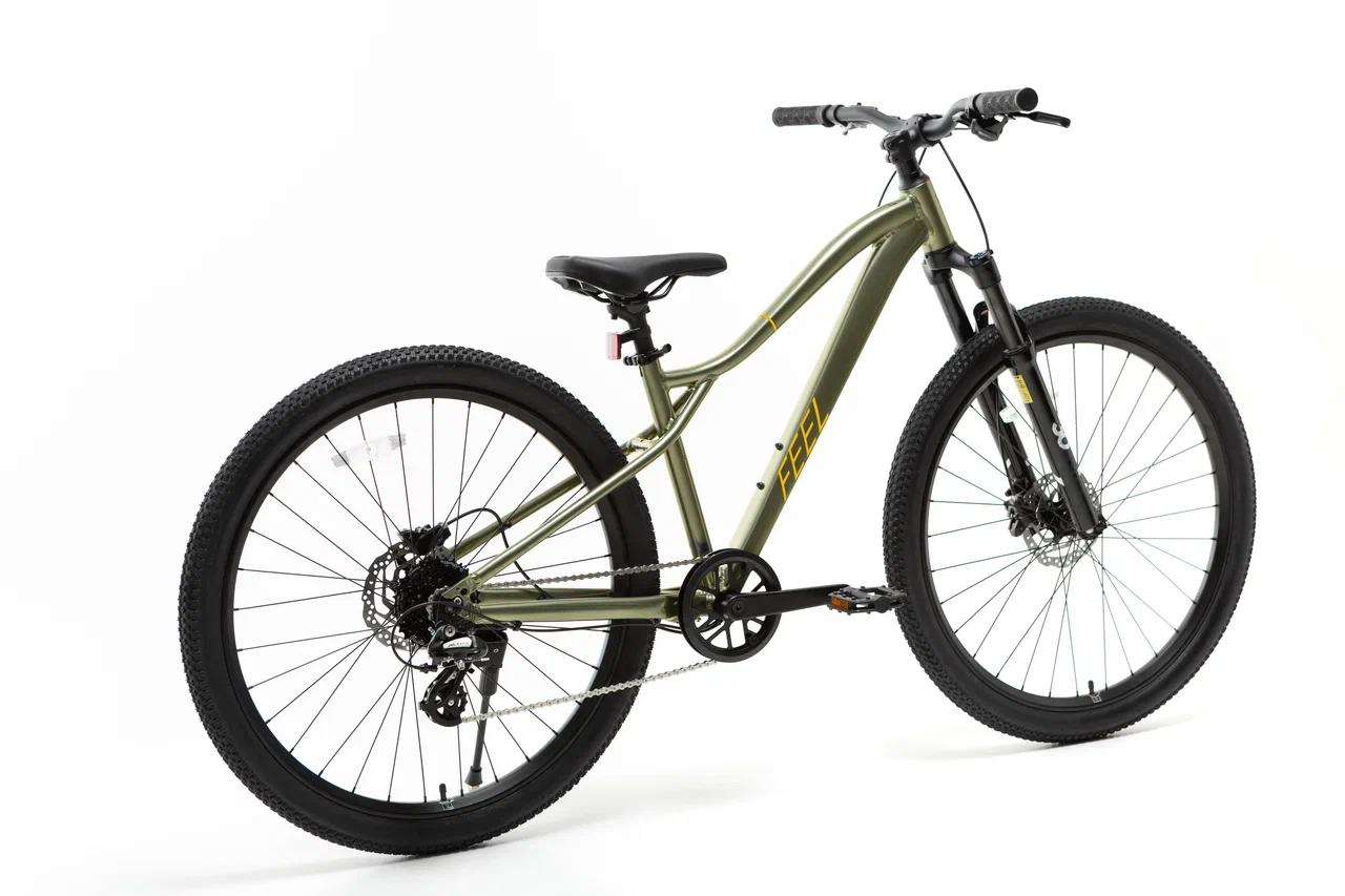 Велосипед 26" FEEL Max рама 13"/8s Зеленый-желтый