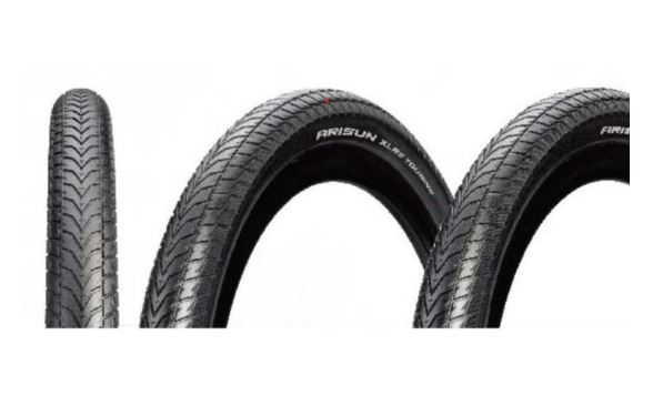 Покрышка 27.5"x 2.20 (55-584)), ARISUN XLR8 TOURING (A705), CITY / URBAN, PD (Антипрокол эластичная резина 5мм), RSD (Усиление нейлоновой тканью), Светоотражающая полоса, Wire, 60TPI, 1060гр. черная