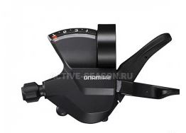Шифтер Shimano Altus, M315, правый, 7 скоростей, индикатор, трос 2050мм, черный, без упаковки