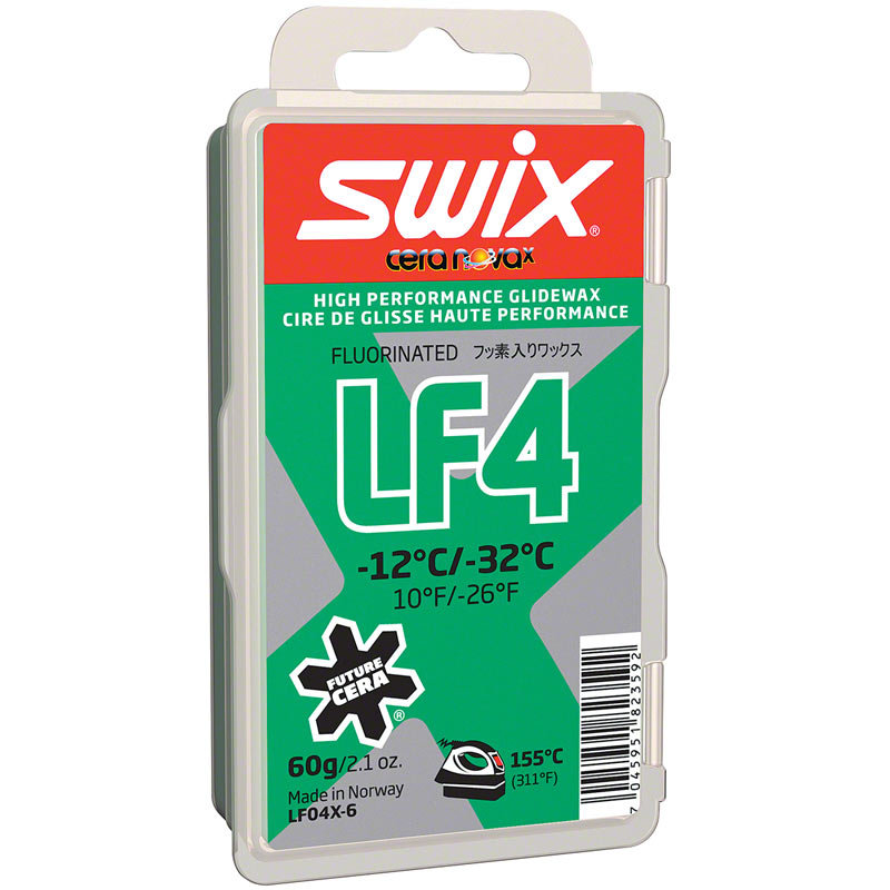 Мазь скольжения Swix LF4X (-12-32 C) Green 60g LF04X-6