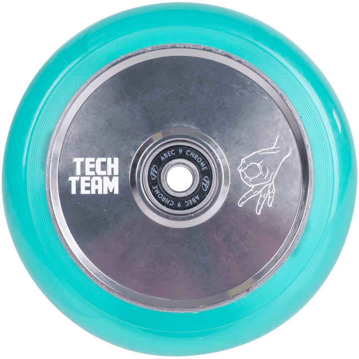 Колесо для самоката X-Treme 110*24мм TH, transparent sea blue