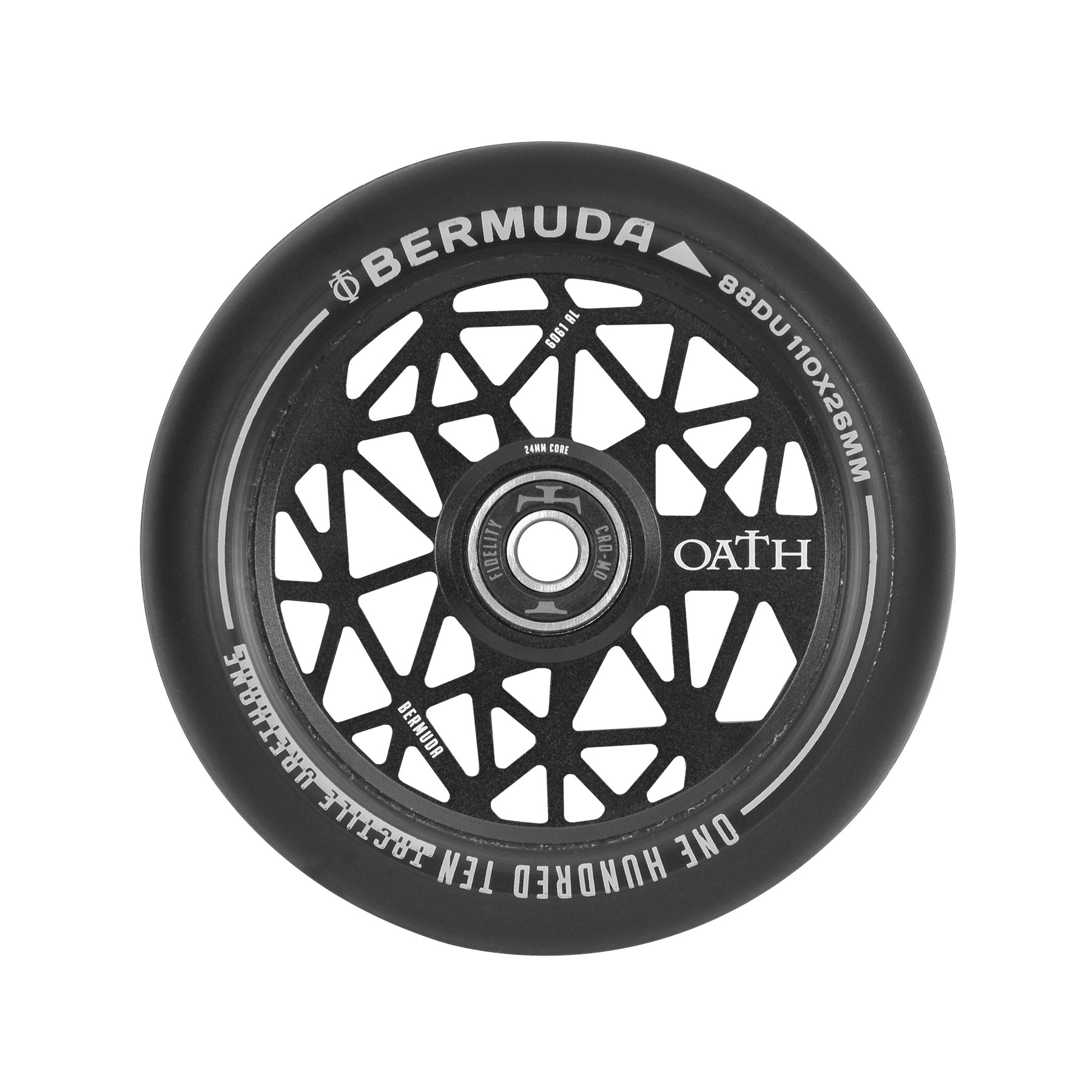 Колесо для самоката Oath Bermuda 110 пара (черный)