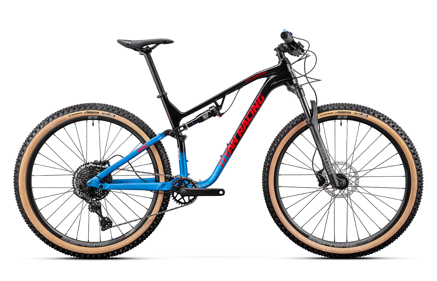 Велосипед 29" Titan Racing Cypher 100 Sport Рама M 17" Black/Blue/Red
