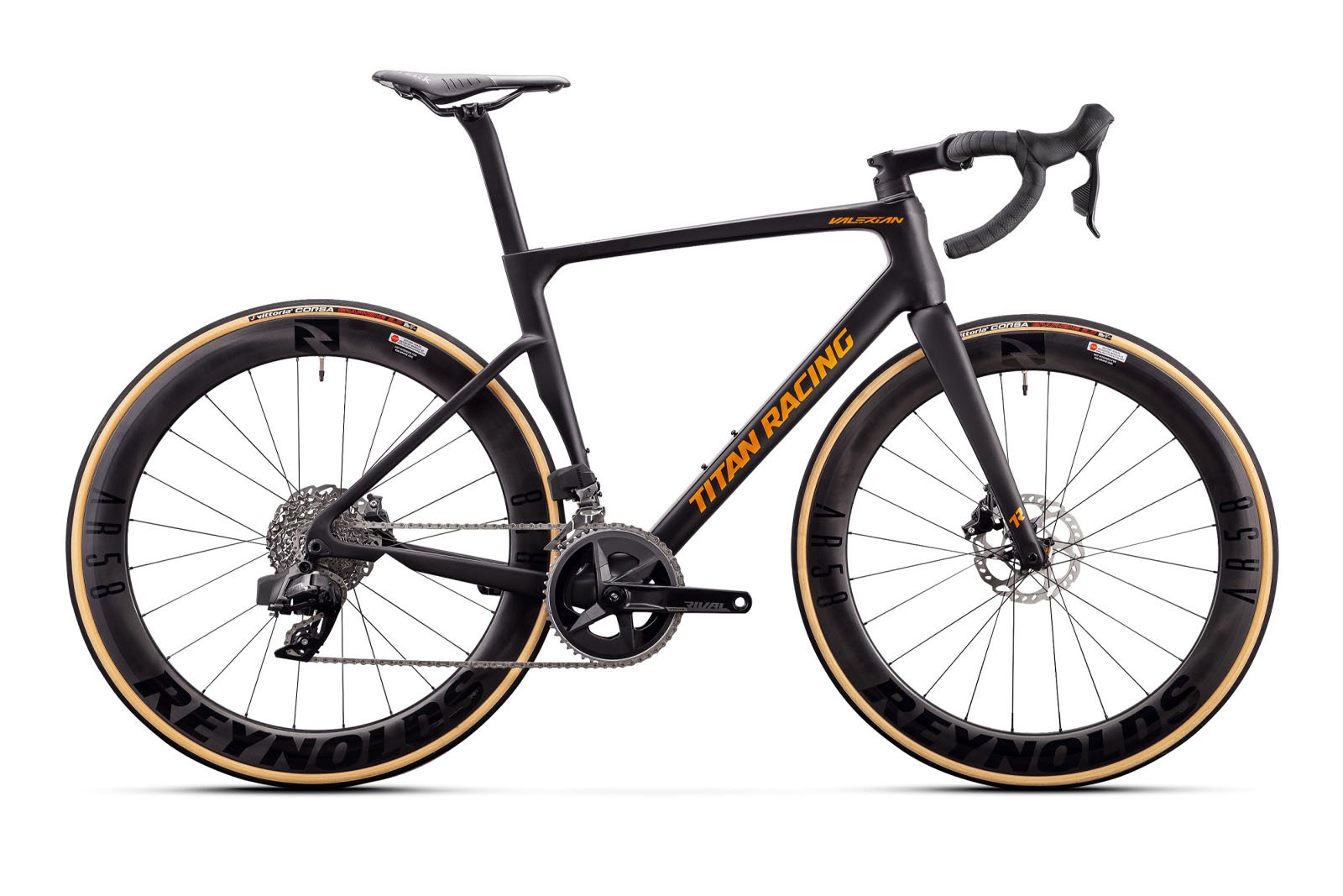 Велосипед 700C Titan Racing Valerian Carbon Empire Рама M 53cm UDCarbon/Black/Copper