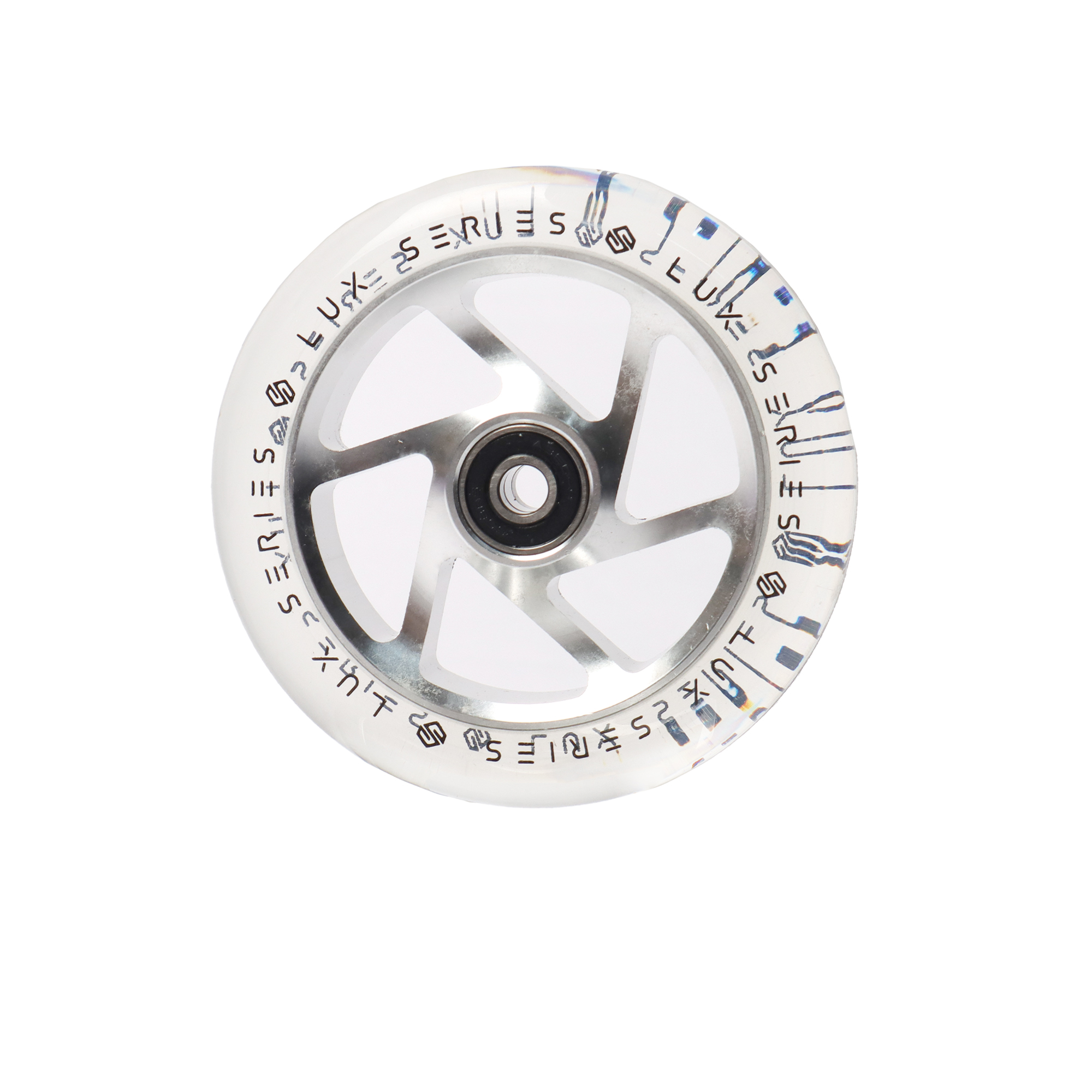 Колесо для самоката Striker Lux Wheel Clear PU 110mm Clear/Silver