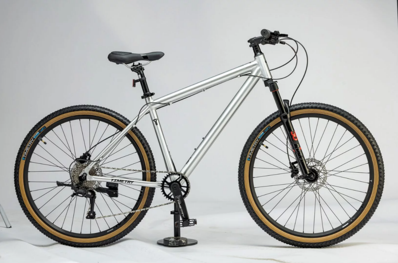 Велосипед 26" TimeTry Legion/9S рама M 17", серебряный