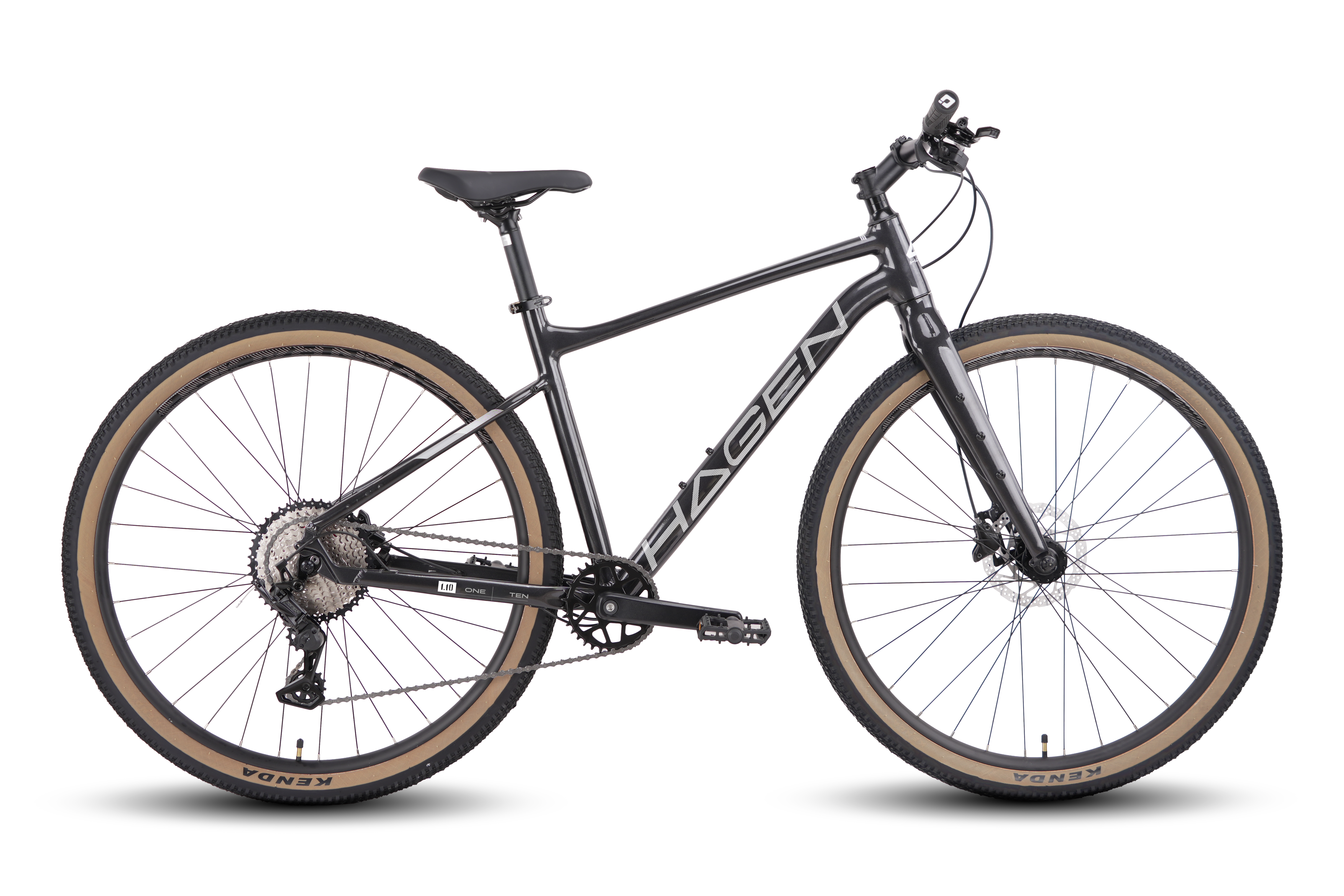 Велосипед 29" Hagen 1.10 R рама L 20" вольфрамовая сталь, металлик, 2026