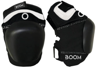 Наколенники "BOOM" PRO (Цвет :черный/белый) размер L