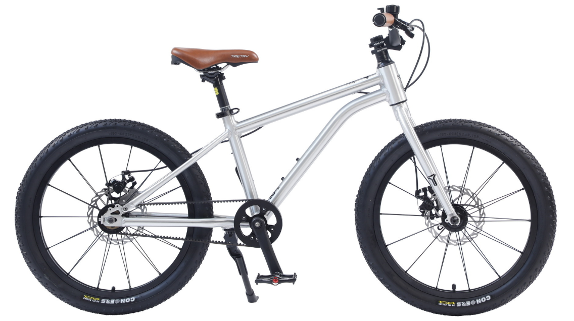 Велосипед 20" TimeTry Silver/1S, серебряный