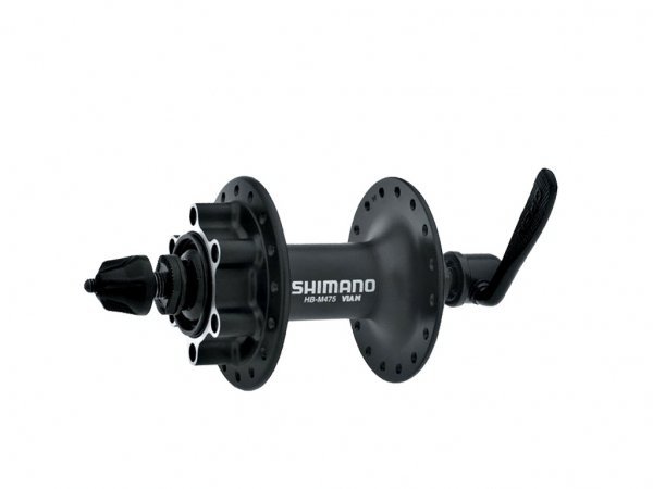 Втулка передняя Shimano HB-M475 36 отв 6-болт QR черн.