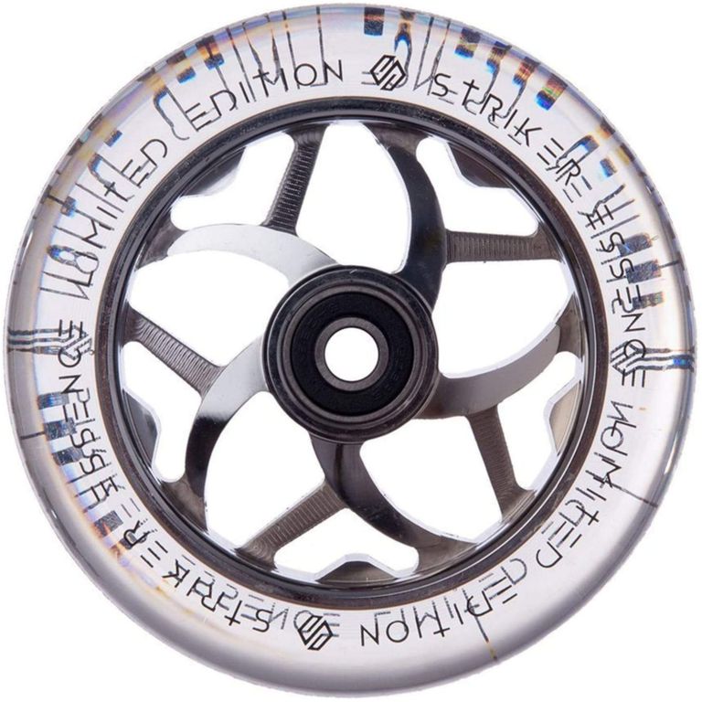 Колесо для самоката Striker Essence V3 Clear PU 110mm Chrome