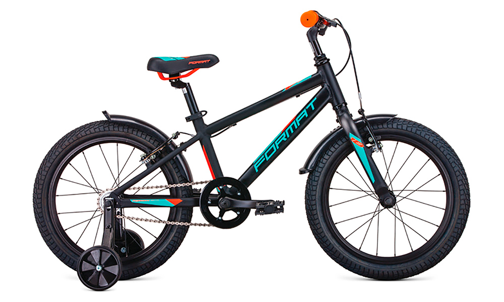 Велосипед 18" FORMAT Kids Рама OS черный 2021