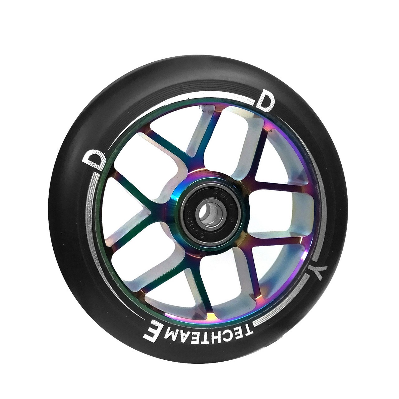 Колесо для самоката TechTeam W-ED, 110мм, (Eddy) neo-chrome