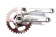 Шатуны Prowheel-127 на детский велосипед. 32т. хром