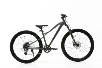 Велосипед 27.5" FEEL Max рама S 15"/8s, серый-черный