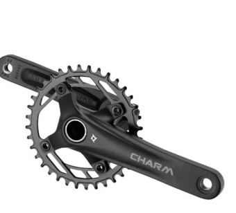 Комплект шатунов с вед. звездой, CHARM-34T-TT, 34T, 170 мм, 9/16", 9 ск., с кареткой, PROWHEEL, черный, 1CW110001845