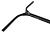 Руль Ethic Dryade v2 bar 67 high Black