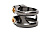 Зажим Ethic sylphe double clamp 31.8 black chrome