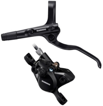 Тормоз дисковый гидр. SHIMANO MT200 передний, черный