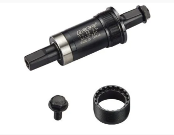 Каретка Neco BSA B910, картридж, пром.подшипники, чашки стальные, стальной корпус, 68*116мм, черная