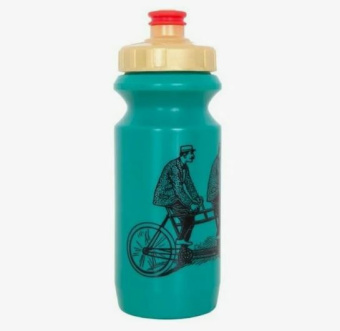 Фляга 0,6 Green Cycle DUDES on bike с большим соском
