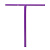 Руль Diverse  "Tokyo fuss" Dorisha T Bar 720X600 Purple 34.9