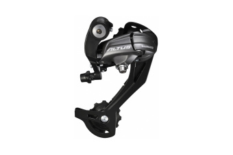 Переключатель задний Shimano Altus M370 SGS 9ck черн.