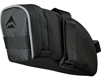 Сумка подседельная Merida 1,5L, 10*20*8cm, крепление на ремешке, XL 126гр. Black/Grey (2276004477)