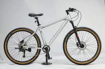 Велосипед 26" TimeTry Legion/9S рама M 17", серебряный