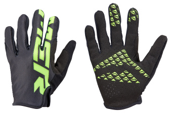 Перчатки велосипедные Merida Rail Size: M Black/Green (2280010303)
