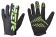 Перчатки велосипедные Merida Rail Size: M Black/Green (2280010303)