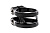Зажим Ethic sylphe double V2 34.9 black
