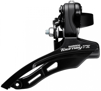 Переключатель передний SHIMANO Tourney FD-TZ500DM6T 3x6/7 н.тяга 42T, в.х 31.8мм, угол наклона 66-69°
