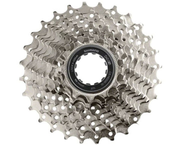 Кассета Shimano Tiagra, HG500, 10 скоростей, 12-28Т, серебристая, без упаковкиф