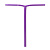Руль DIVERSE  "Tokyo fuss" Dorisha Y Bar 720X600 Purple 34.9