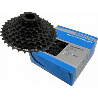 Кассета Shimano CS-HG200, 9 скоростей, зубья 11-36, черная