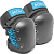 Наколенники+налокотники "BOOM" Basic (Цвет: черный/синий) размер M