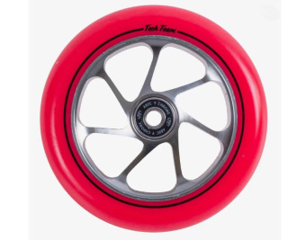 Колесо TECHTEAM 7W 24x110 красн/серый