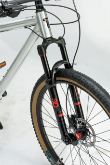 Велосипед 26" TimeTry Legion/9S рама M 17", серебряный